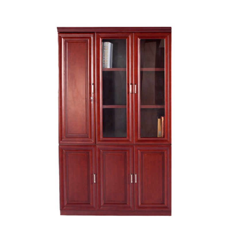 鑫智创办公家具文件柜储物柜木质贴木皮油漆书柜办公柜资料柜