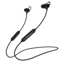 EDIFIER/漫步者 W200BT无线蓝牙耳机双耳挂脖式运动跑步挂耳式入耳式耳麦安卓通用超长待机超长续航 黑色