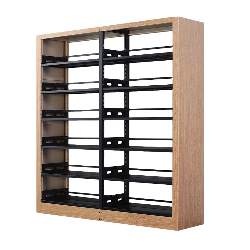 逐鹿中原单双面资料架阅览室档案架RC-606铁书架子置物架书架书房双面资料架 一组