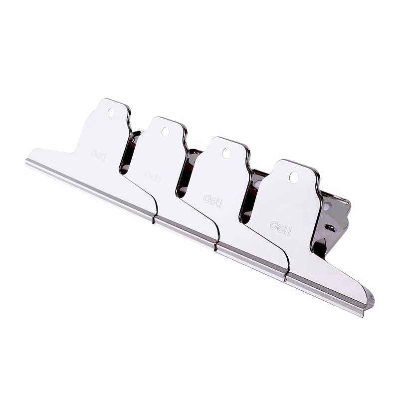 得力9531 大号1#145mm山形票据票夹 1包