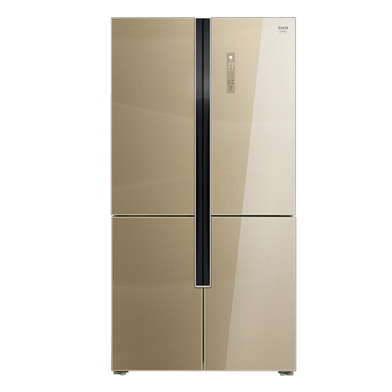 美菱(MELING) BCD-660WUP9BA 660升M鲜生 十字门冰箱 变频风冷 底部散热 玫瑰保鲜33天 流沙金