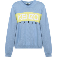 Kenzo 高田贤三 女款棉质圆领长袖毛衣针织衫 F95 2TO573 808