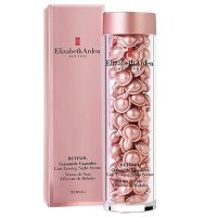 伊丽莎白雅顿(Elizabeth Arden)时空焕活面部精华 紧致滋润 淡化细纹 夜间胶囊多效抗皱精华液 粉胶约90粒