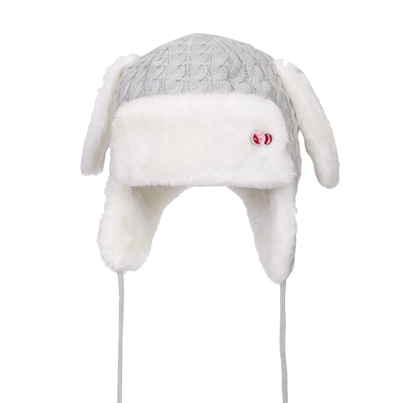 快乐狐狸（ActionFox）运动户外男女可爱萌兔动物卡通亲子针织护耳帽1923