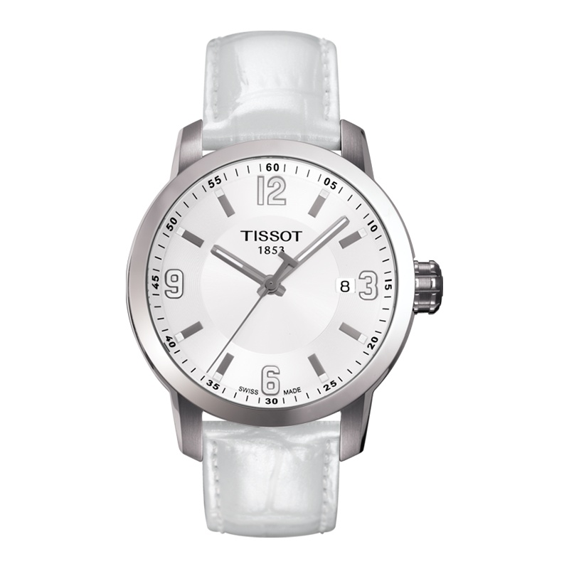 [低至5折]天梭(TISSOT)瑞士手表 骏驰200系列皮革男士石英表T055.410.16.017.00