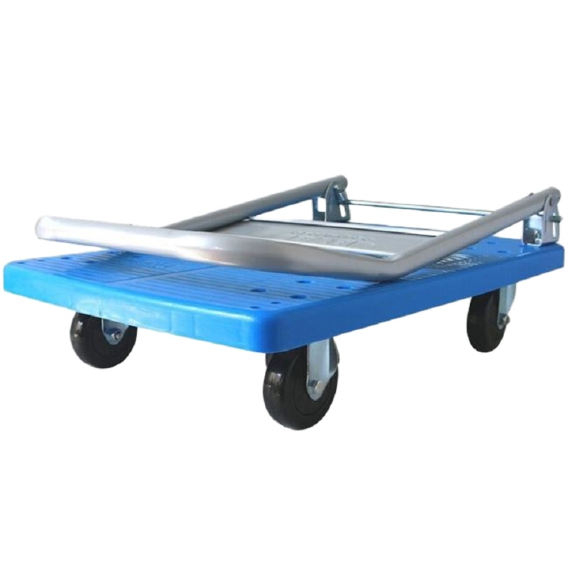 平板车折叠手推车拖车小推车拉车拉货车搬运车 大号耐用款90x60cm