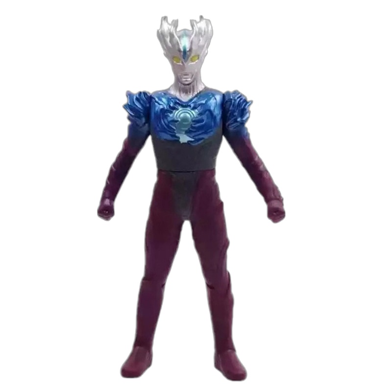 。大号软胶泰伽奥特曼玩具人偶捷德赛罗贝利亚银河迪迦超人儿童模 深棕色23cm-赛迦A47