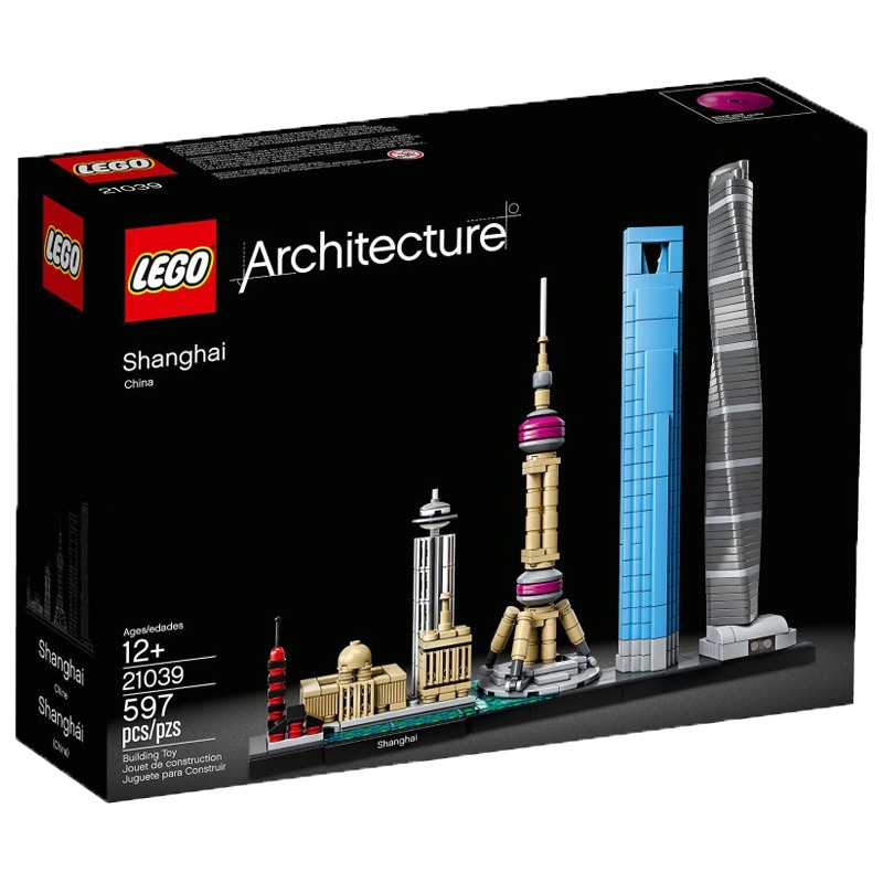 乐高(LEGO)建筑街景系列上海 21039 597块 儿童积木玩具塑料 12岁以上 200块以上