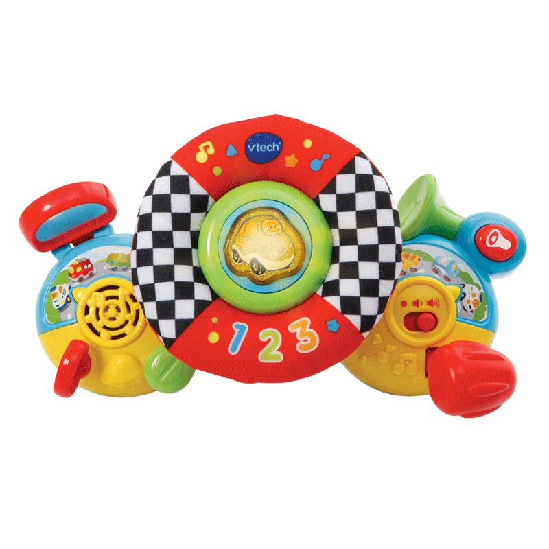 [苏宁自营]伟易达(Vtech) 玩具 婴儿车方向盘 80-192503 6-36个月音乐声光宝宝儿童益智早教玩具
