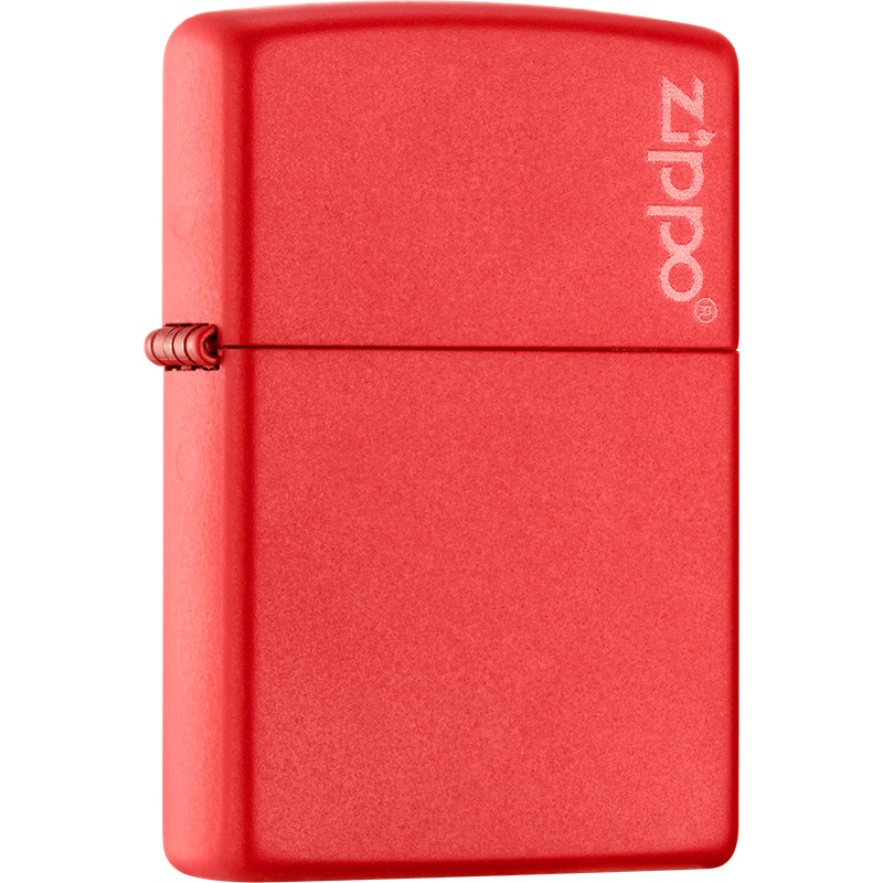 ZIPPO芝宝打火机美国原装ZIPPO打火机红哑漆商标之宝打火机233ZL-043266