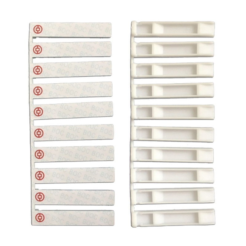 中锐智采 银行专用 一次性保密塑料锁片卡封片 卡封锁专用封片42*7 1000个/盒