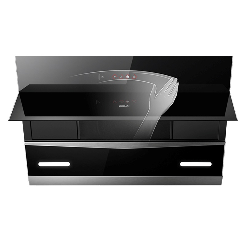 老板(ROBAM)吸油烟机 侧吸式触控式21立方大吸力 抽油烟机单油烟机 创意挥手爆炒一级能效 CXW-260-27A5