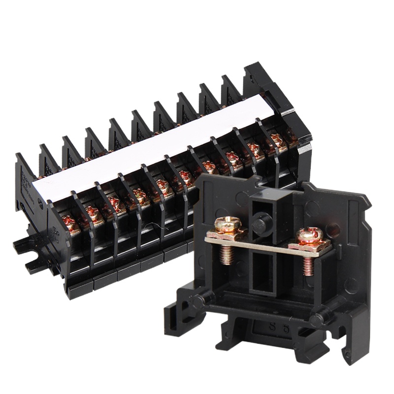 盛菱(CZLS)TK-030/30A导轨组合式接线端子排拼接端子台接线座10位接线柱连接式端子不断脚接线排10P 1条