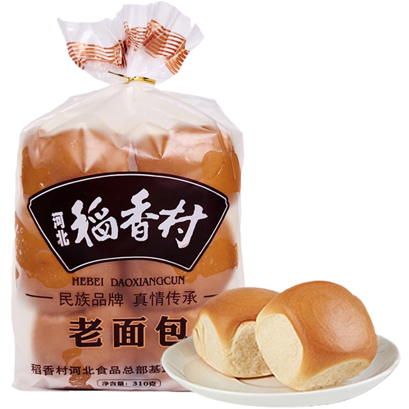 【中华特色】河北供销馆 稻香村 老面包310g（满99减50） 传统手撕老式面包糕点点心营养早餐 中华老字号