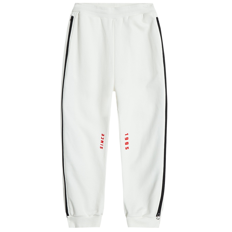 大嘴猴秋冬新款裤子男宽松休闲时尚长裤韩版印花