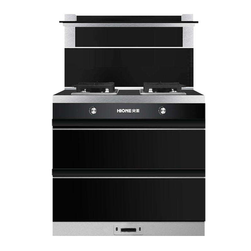火王（Hione）90T/B集成灶一体灶 家用油烟机 燃气灶 二星深层消毒柜 4.5KW爆炒大火力灶具