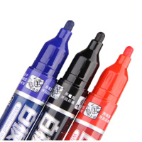 金万年可加墨易擦白板笔直液式大容量白板笔黑蓝红色G-0630