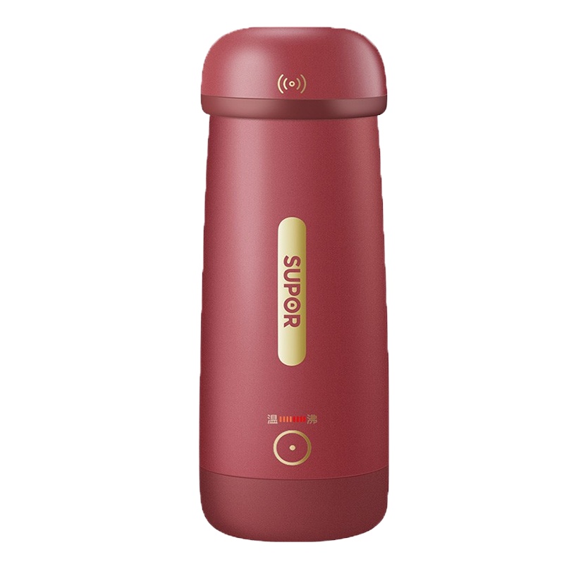 苏泊尔(SUPOR)电热水杯 随行烧水杯 便携式烧水壶开水壶 电水壶 旅行养生电热水壶SW-02T01C(颜色随机)
