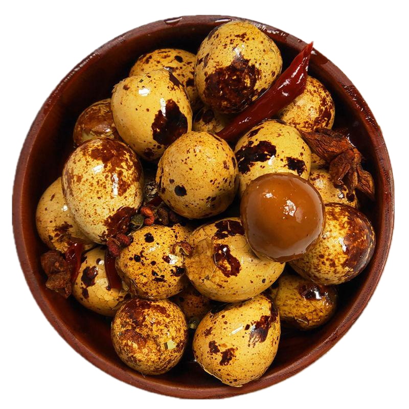 鹌鹑蛋试吃装20枚(5小包) 特价五香鹌鹑蛋零食20枚100枚赛乡巴佬卤蛋批发整箱鹌鹑蛋卤蛋熟甘鲜生