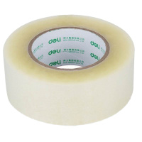 得力(deli)30923封箱胶带55mm*200y*45um(透明)(筒)(6卷/筒)