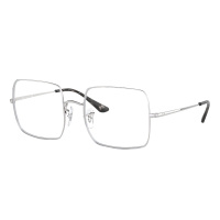 RayBan雷朋金丝边方形款光学镜潮流防蓝光近视镜架男女款0RX1971V 2501银色镜框尺寸54