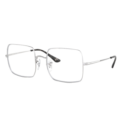 RayBan雷朋金丝边方形款光学镜潮流防蓝光近视镜架男女款0RX1971V 2501银色镜框尺寸54