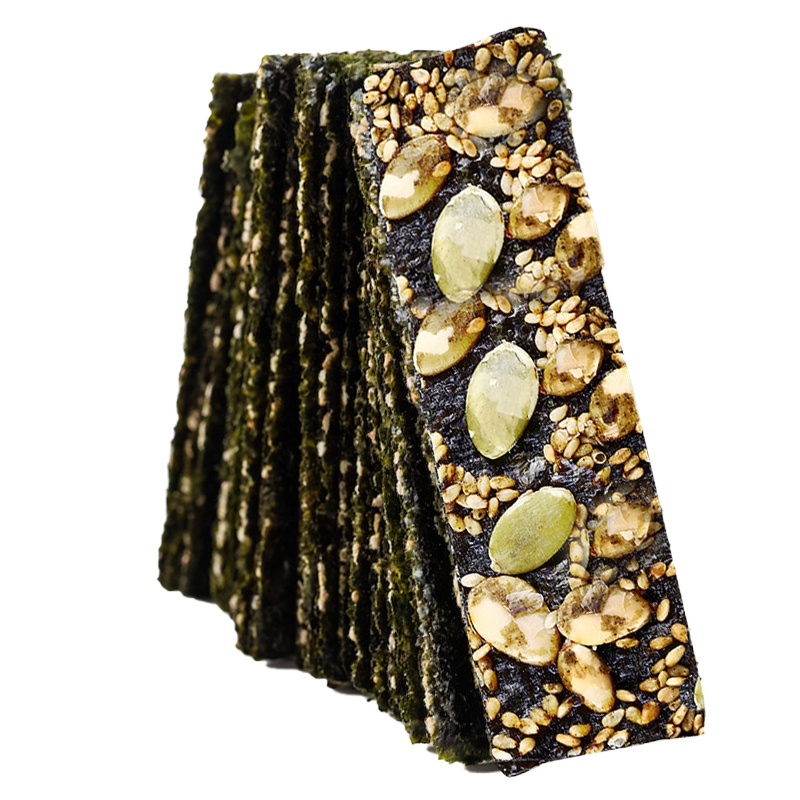 WQMD一品巷子 夹心海苔南瓜子味38g*3袋