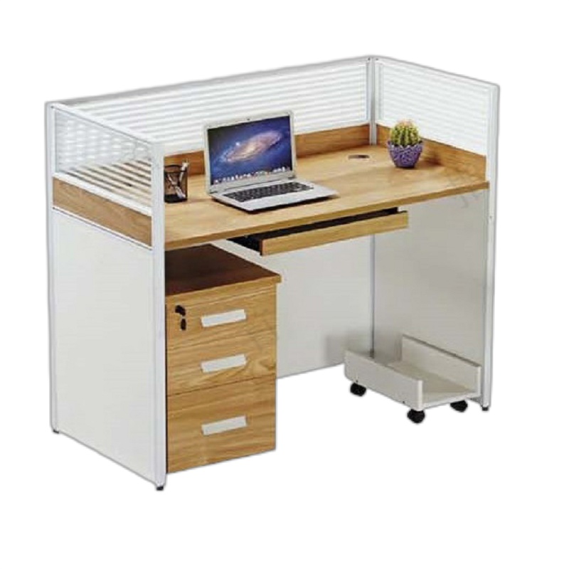 首指(SZ)办公职员桌 单人位SZ-JP-043黄橡木+暖白