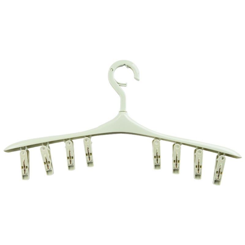 家柏饰(CORATED)创意多功能衣架衣撑内衣袜子多夹子家用衣服撑子塑料晾晒挂衣架子