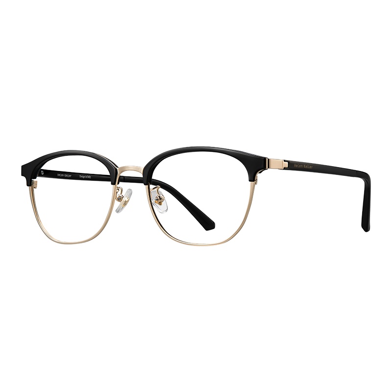 海伦凯勒 女士经典眉框眼镜架潮休闲护目防蓝光眼镜 H26128