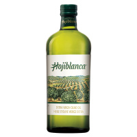 Hojiblanca白叶特级初榨橄榄油 凉拌中式烹饪健康油 西班牙原瓶原装进口 750mlX2礼盒 22年7月产