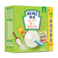 Heinz/亨氏无白砂糖经济装婴儿营养米粉400g*16 不添加白砂糖 婴幼儿辅食 宝宝营养米粉 400g/盒*16
