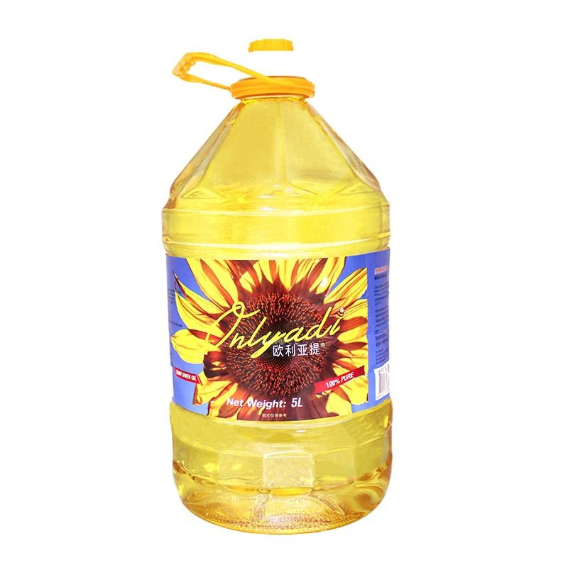 三盾 欧利亚提葵花籽油 5L/桶 乌克兰 压榨食用油非转基因