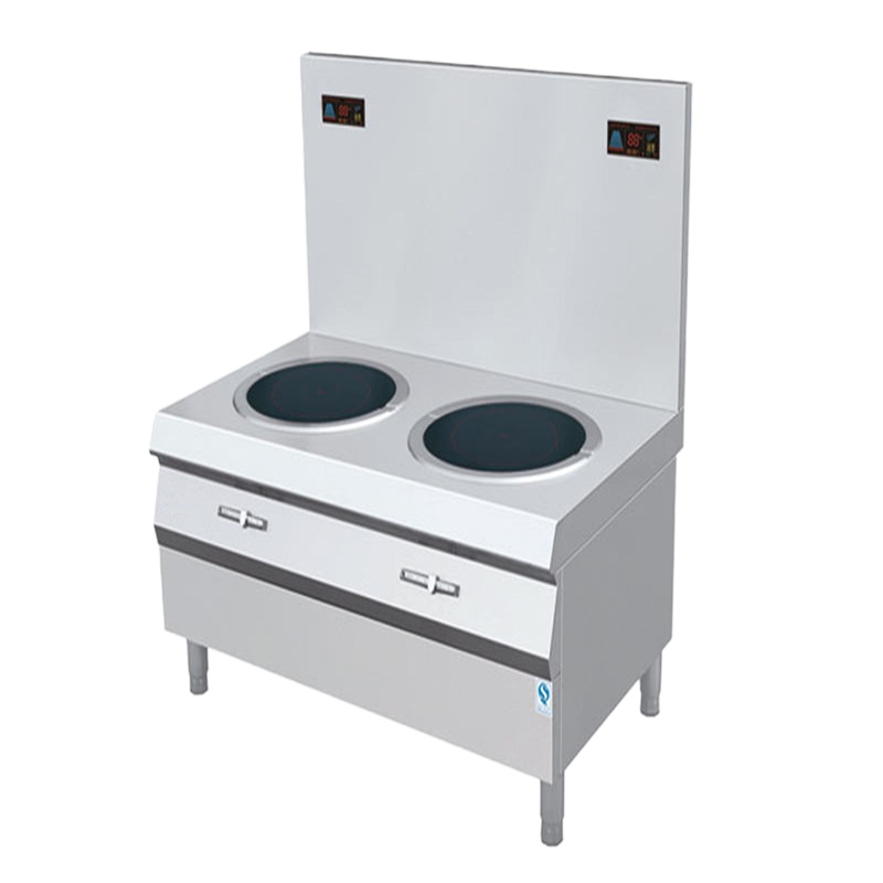智本时代电磁双眼低汤灶1200*700*500 银白色
