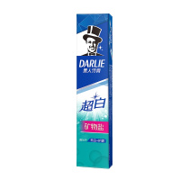 Darlie好来(原黑人)牙膏 超白矿物盐140g 亮白微分子分解牙污渍 呵护牙龈防蛀牙