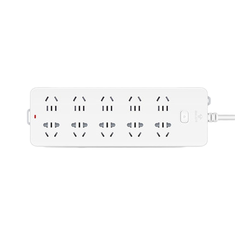 公牛插座GN-218过载保护10孔插位 5米