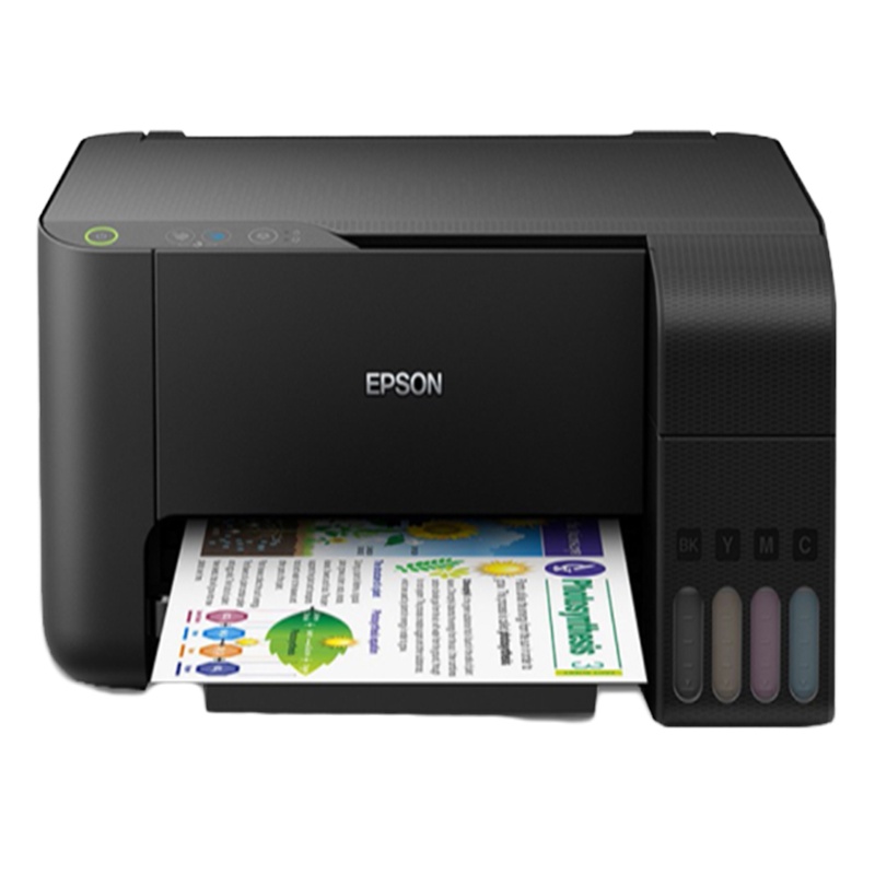 爱普生(EPSON)L3118墨仓式喷墨打印机 办公家用彩色喷墨一体机 打印复印扫描 原装连供墨盒