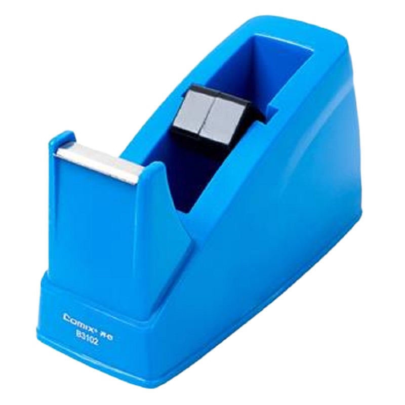 齐心(COMIX) 透明胶布 办公学生修正改错礼盒包装黏贴用品 适用胶带切割器 B3102 颜色随机 单个价格