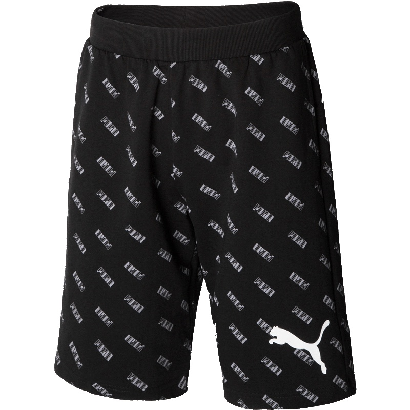 PUMA彪马 2019新款 男子logo印花短裤 透气舒适轻质五分裤 845042