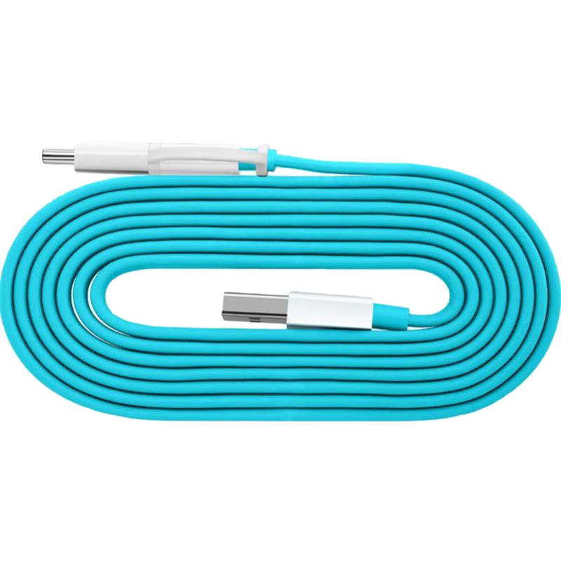 华为荣耀多彩数据线 Type-C二合一连接线mate9 p9 荣耀8 V8 Nova 通用充电线数据线 蓝色