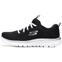 【自营】Skechers斯凯奇女鞋休闲鞋轻便简约纯色运动鞋12615