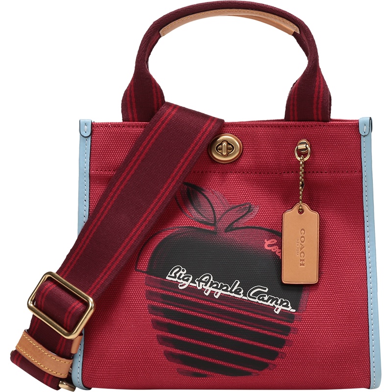 COACH 蔻驰 奢侈品 女士 专柜款织物手提单肩斜挎包22号 3669