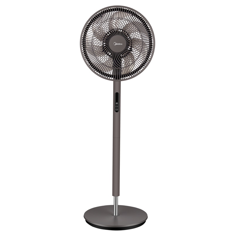 美的(Midea)电风扇落地电扇遥控定时风扇温控调节7叶大风量广角送风 风随温变遥控定时款(摩卡棕)SAD35EZ