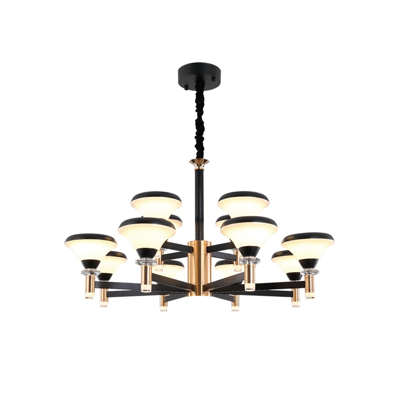 [苏宁宜品]轻奢北欧吊灯C-8+4