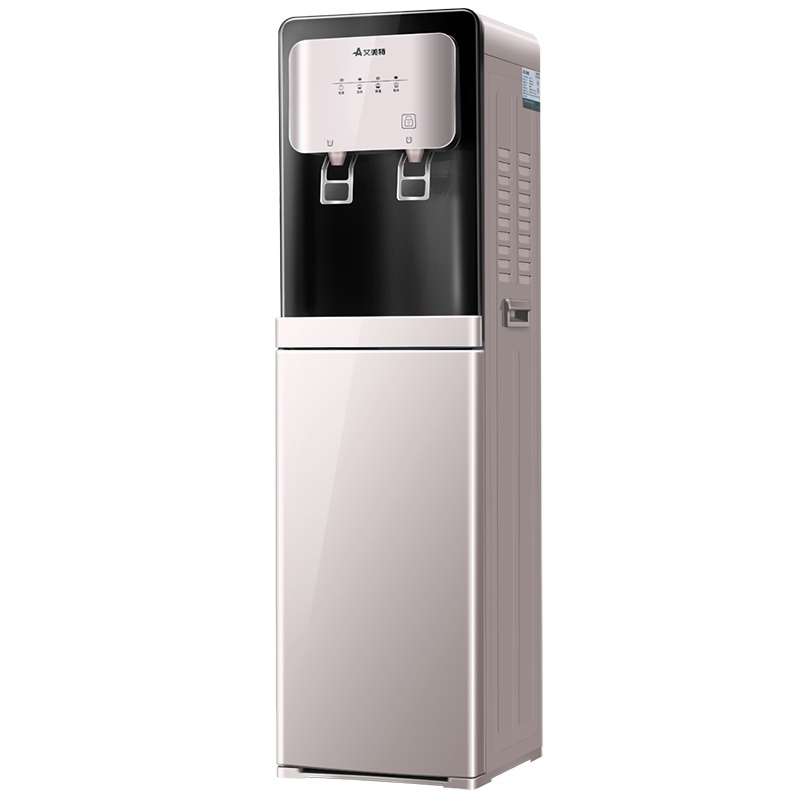 艾美特饮水机 温热款 下置式水桶立式家用温热全自动上水新款茶吧机管线机 大容量热水罐 办公室多人用饮水机YR101