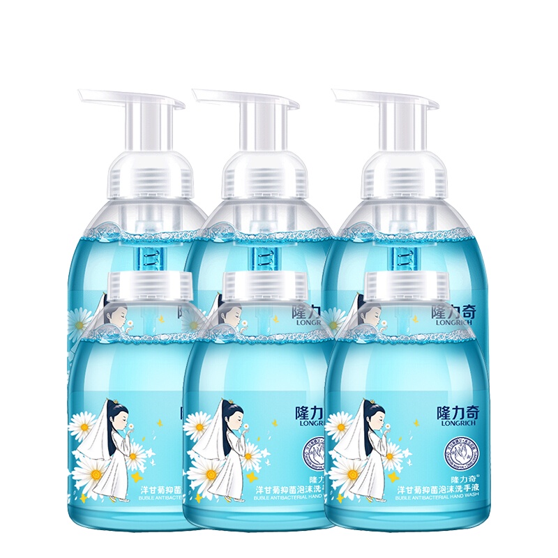 隆力奇 洋甘菊泡沫洗手液 500ml(6瓶装+瓶补)