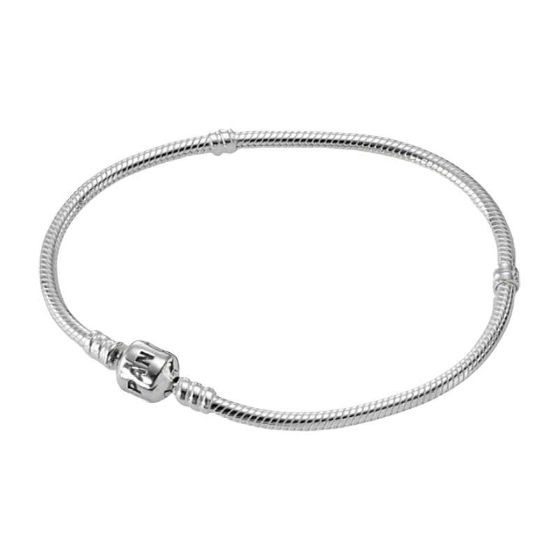 PANDORA/潘多拉 女士银扣蛇骨基础手链925银 银饰 女士 送恋人 590702HV