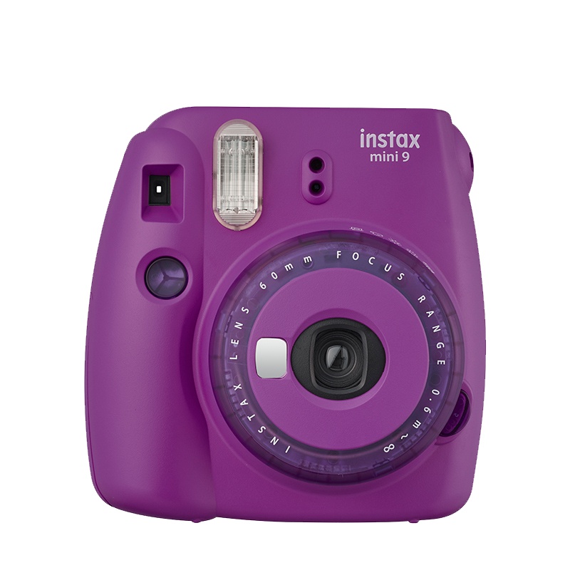 富士(FUJIFILM)INSTAX 拍立得 相机 一次成像胶片相机mini9 葡萄紫 果冻相机