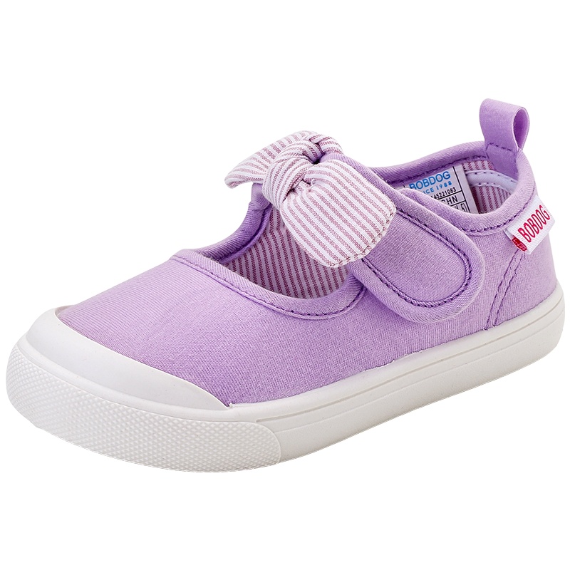 巴布豆童鞋春季新款儿童帆布鞋女童透气防滑公主鞋宝宝布鞋休闲鞋