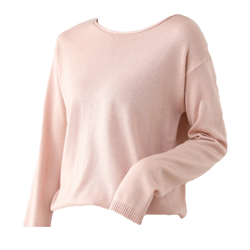绒媛RE1A16,2021秋冬新款圆领套头毛衣女休闲慵懒风秋冬季针织衫内搭打底衫宽松韩版上衣